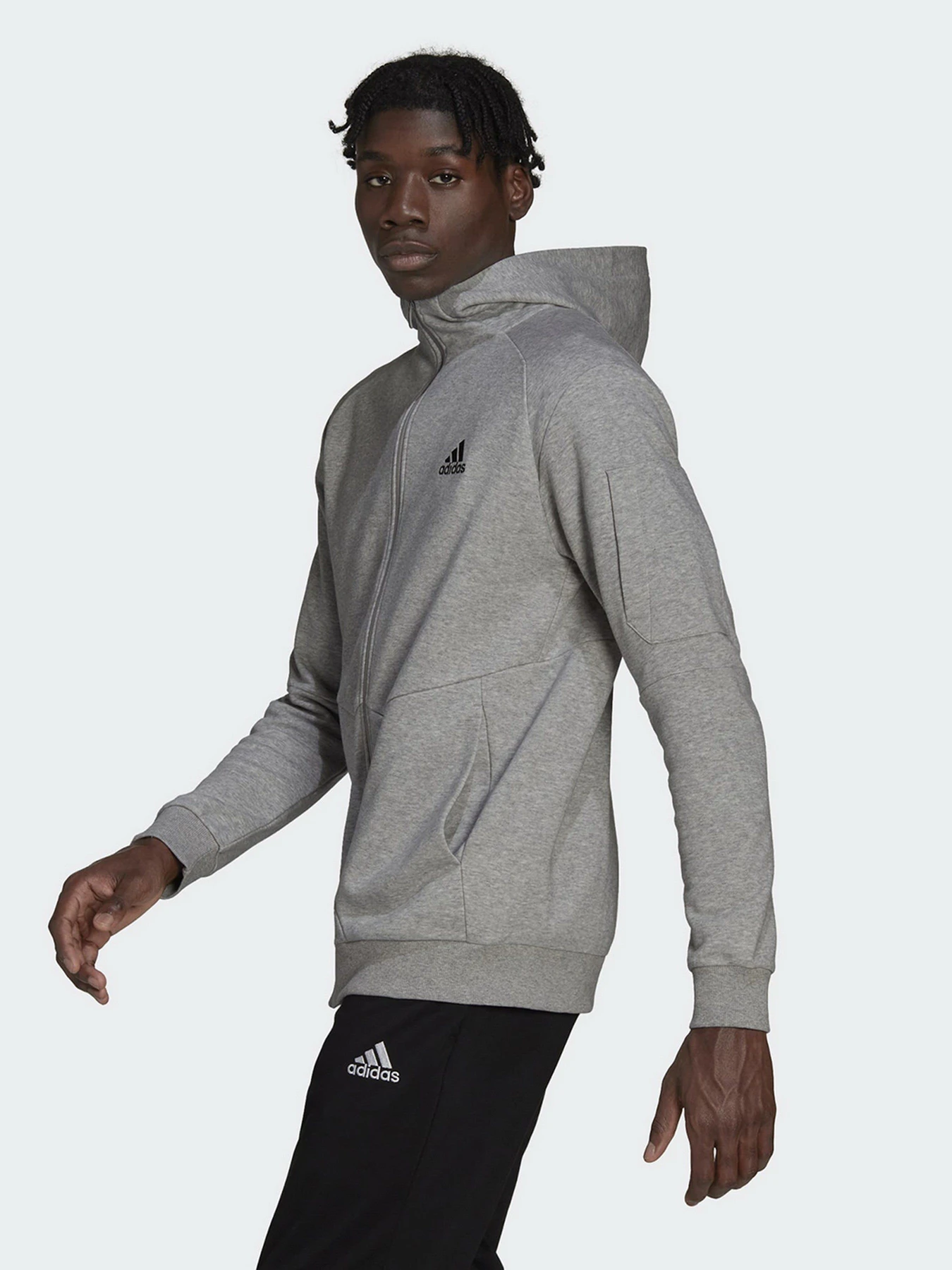 Худи и свитшоты Adidas Essentials 4 GAMEDAY Full-Zip модель HE1806 Фото