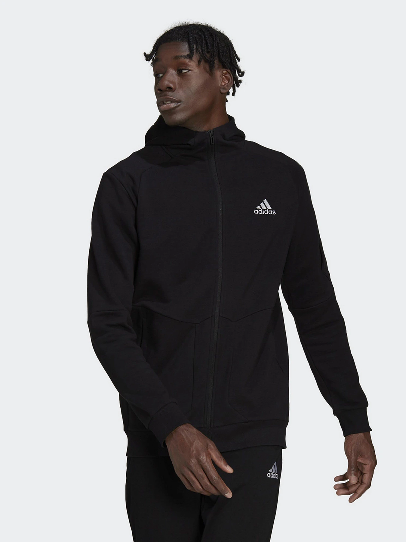 Худи и свитшоты Adidas Essentials 4 GAMEDAY Full-Zip модель HE1811 Фото