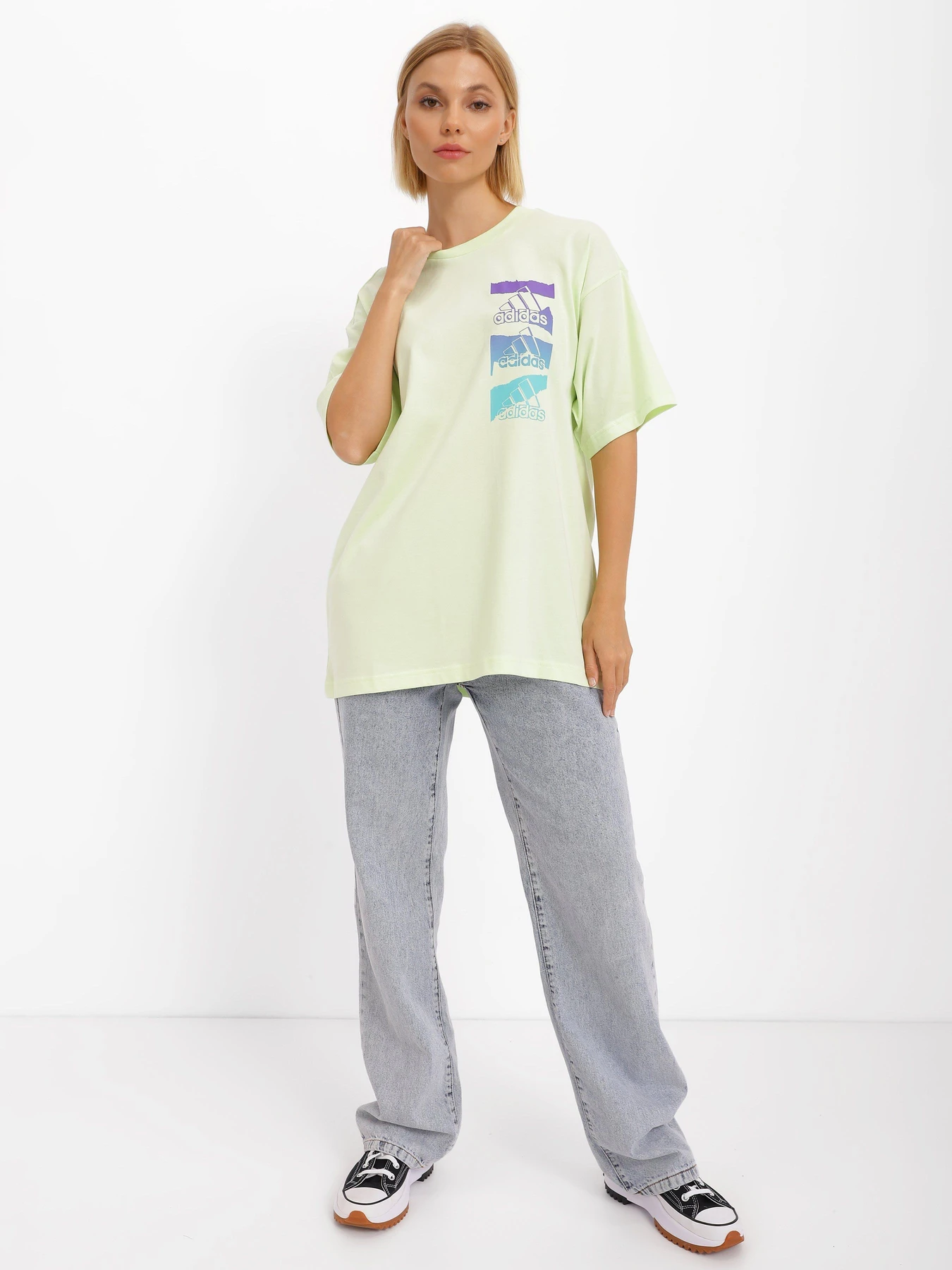 Футболки і поло Adidas Essentials Brandlove Single Jersey модель HE1883 Футболки і поло Adidas Essentials Brandlove Single Jersey модель HE1883 Фото