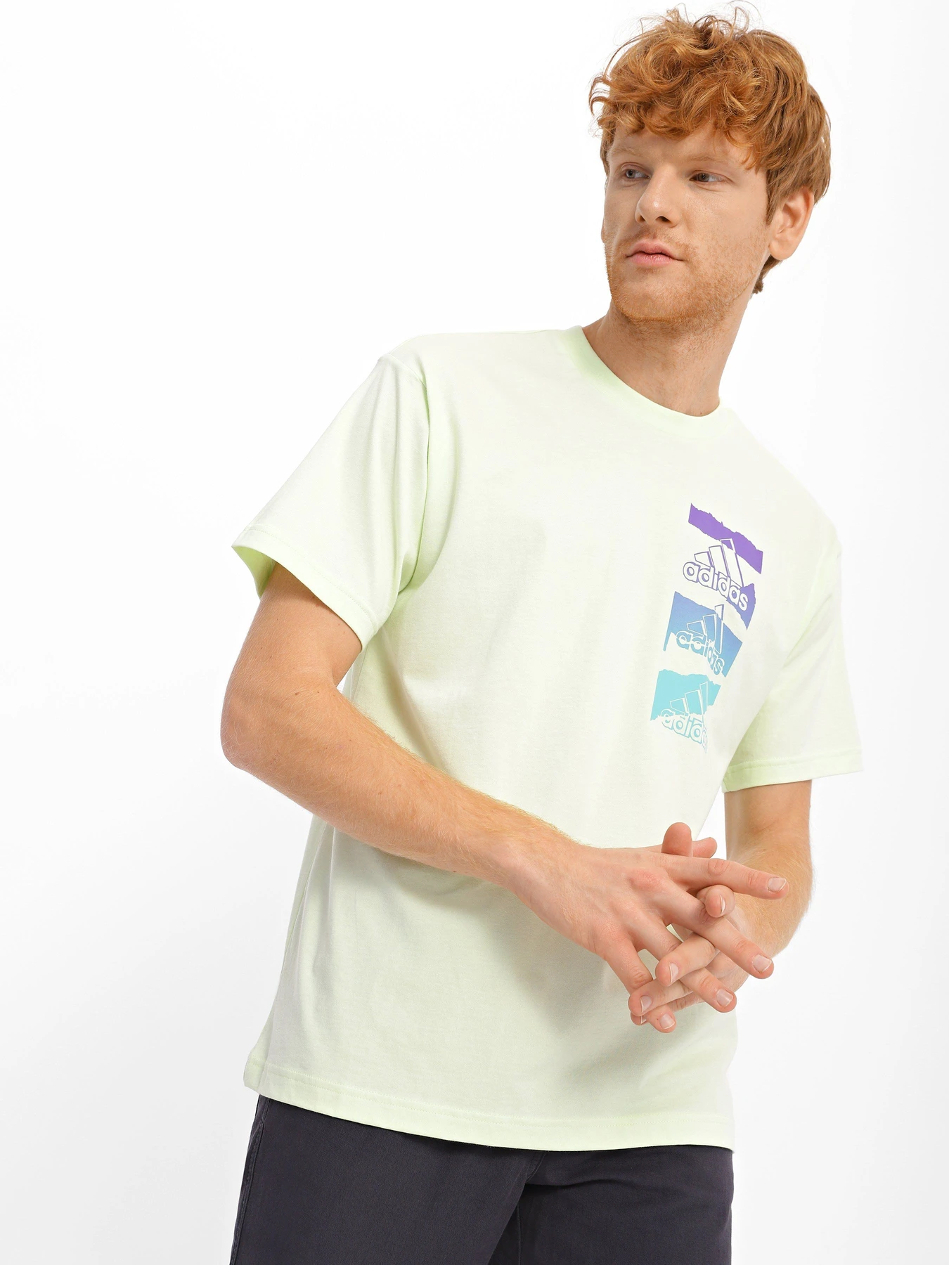 Футболки і поло Adidas Essentials Brandlove Single Jersey модель HE1883 Футболки і поло Adidas Essentials Brandlove Single Jersey модель HE1883 Фото