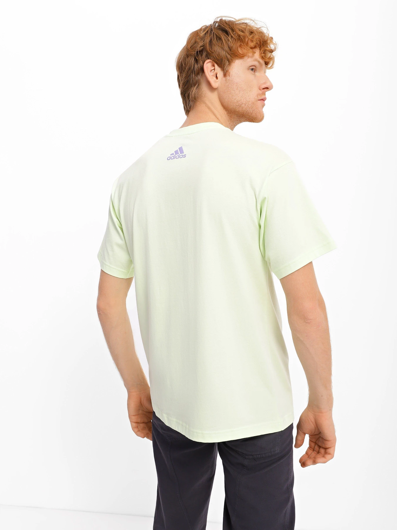 Футболки і поло Adidas Essentials Brandlove Single Jersey модель HE1883 Футболки і поло Adidas Essentials Brandlove Single Jersey модель HE1883 Фото