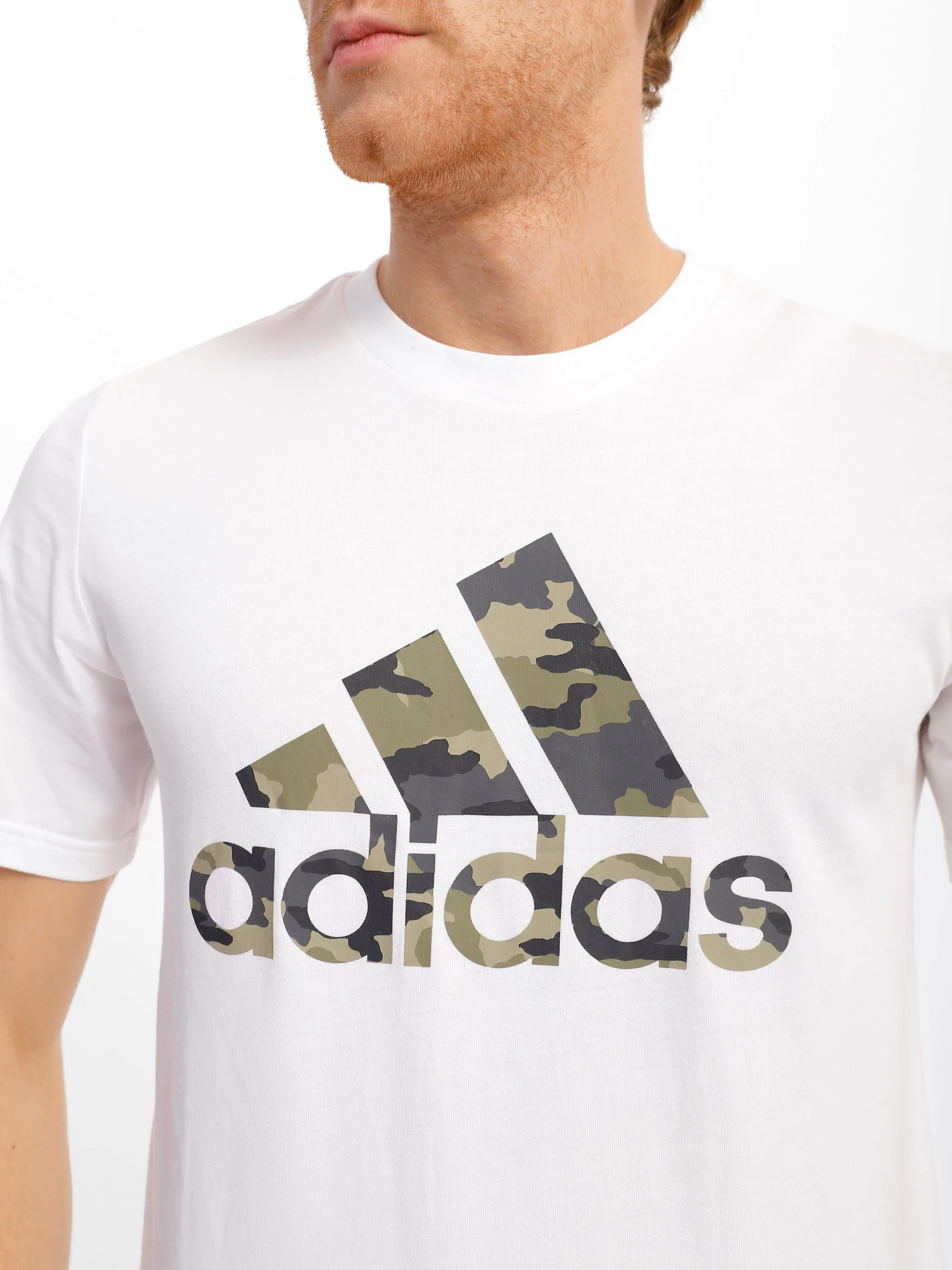 Футболки і поло Adidas BADGE OF SPORT модель HE2371 Футболки і поло Adidas BADGE OF SPORT модель HE2371 Фото