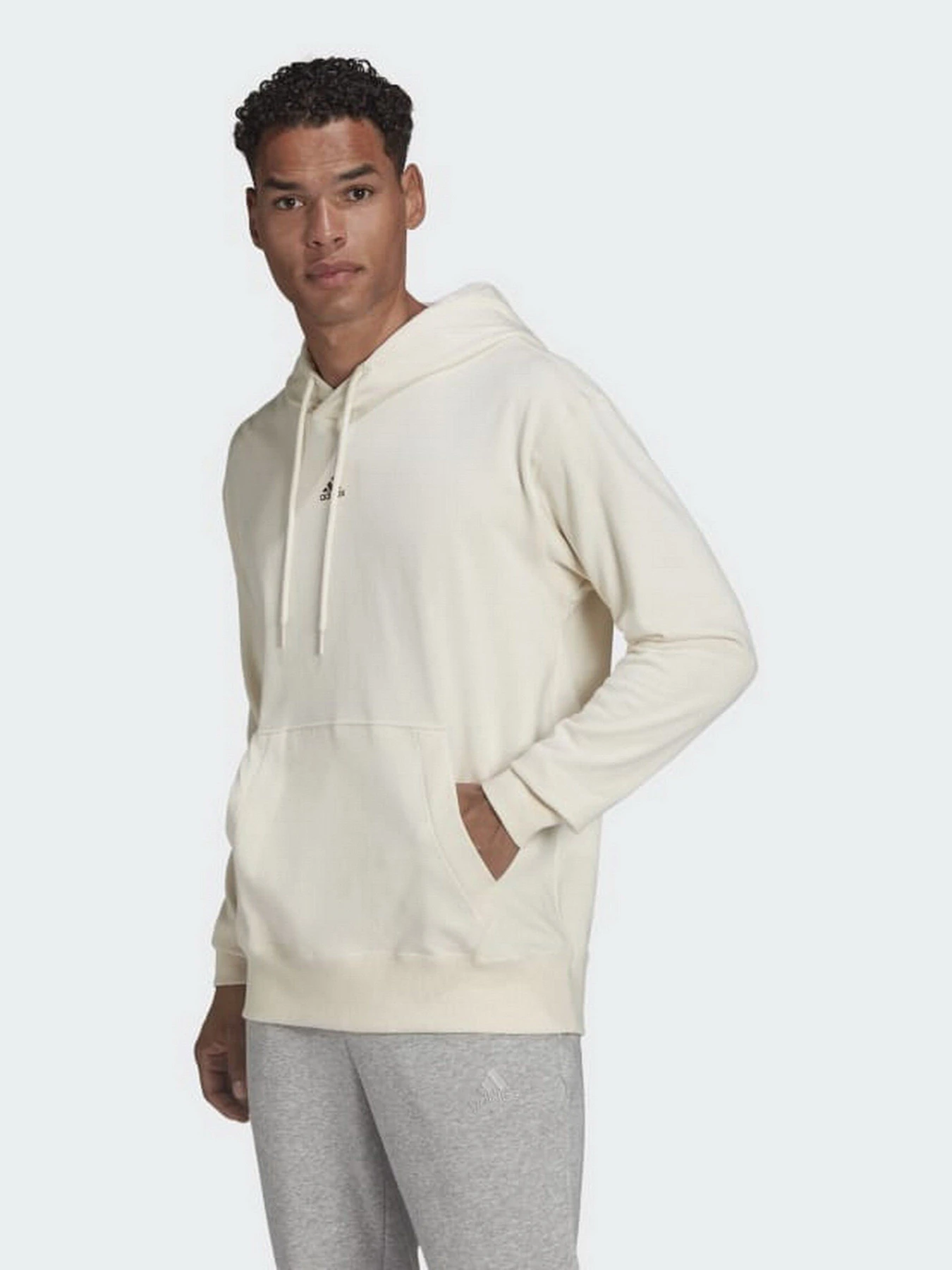 Худи и свитшоты Adidas Essentials Feelvivid Cotton French Terry модель HE4353 Худи и свитшоты Adidas Essentials Feelvivid Cotton French Terry модель HE4353 Фото
