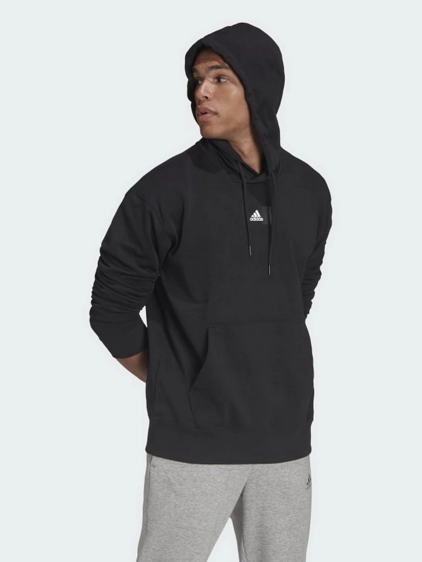 Худи и свитшоты Adidas Essentials Feelvivid Cotton French Terry модель HE4354 Фото