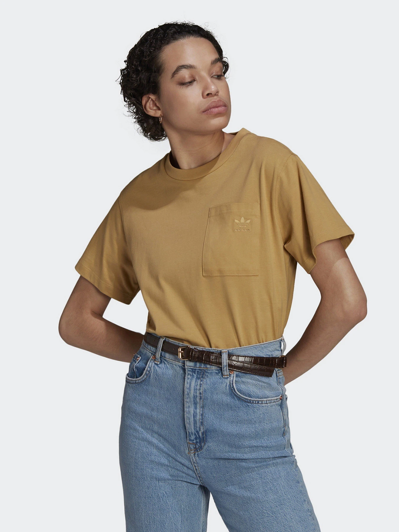 Футболки и поло Adidas Twill Pocket Originals модель HE4674 Футболки и поло Adidas Twill Pocket Originals модель HE4674 Фото
