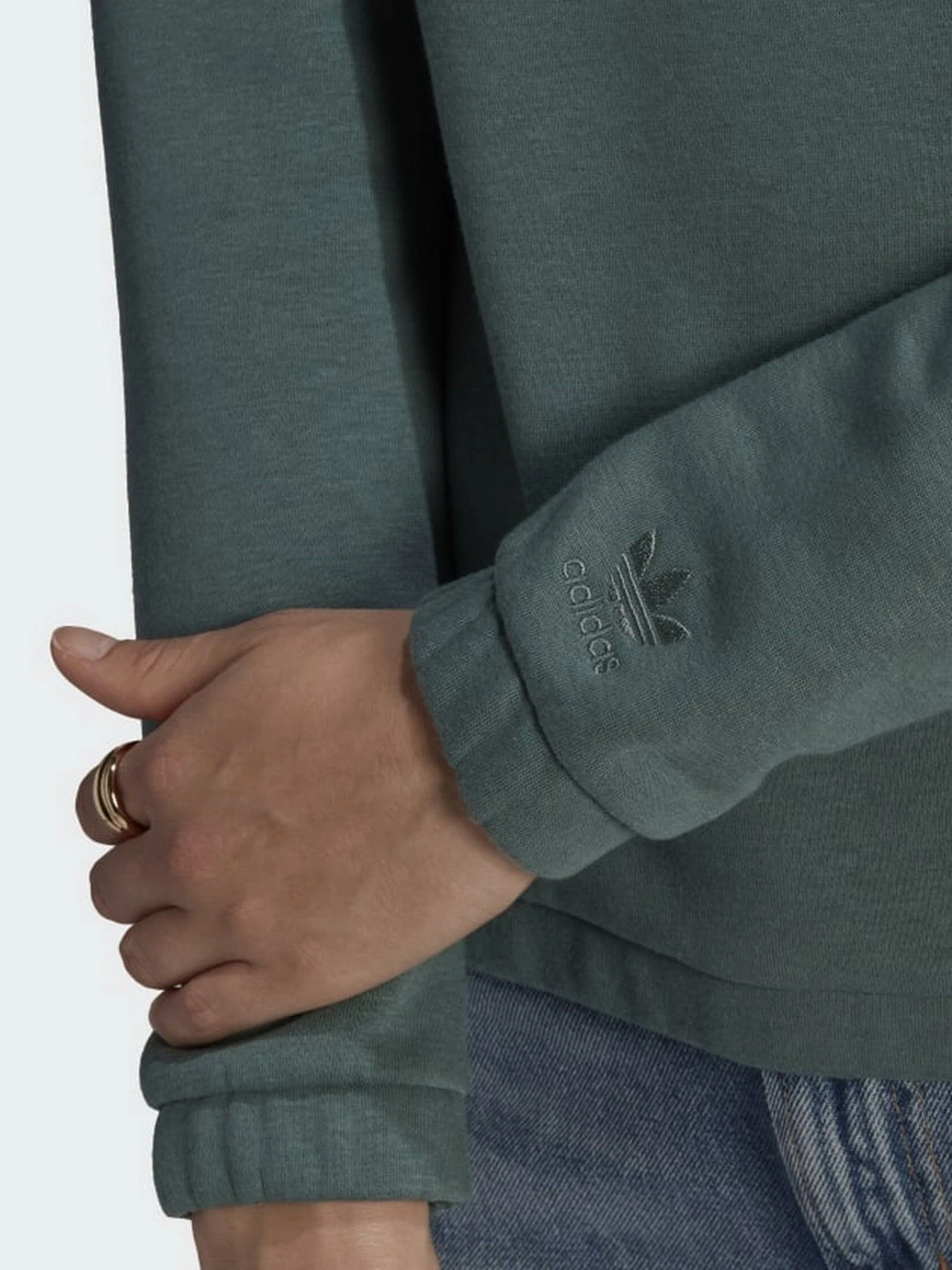 Худі та світшоти Adidas Trefoil Patch модель HE4733 Фото