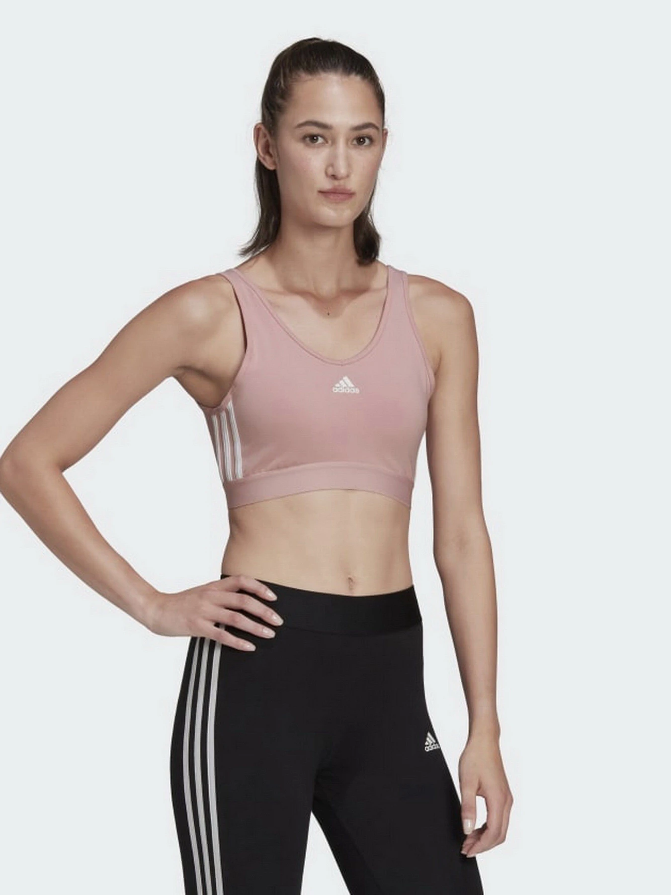 Футболки и поло Adidas Essentials 3-Stripes модель HF7229 Футболки и поло Adidas Essentials 3-Stripes модель HF7229 Фото
