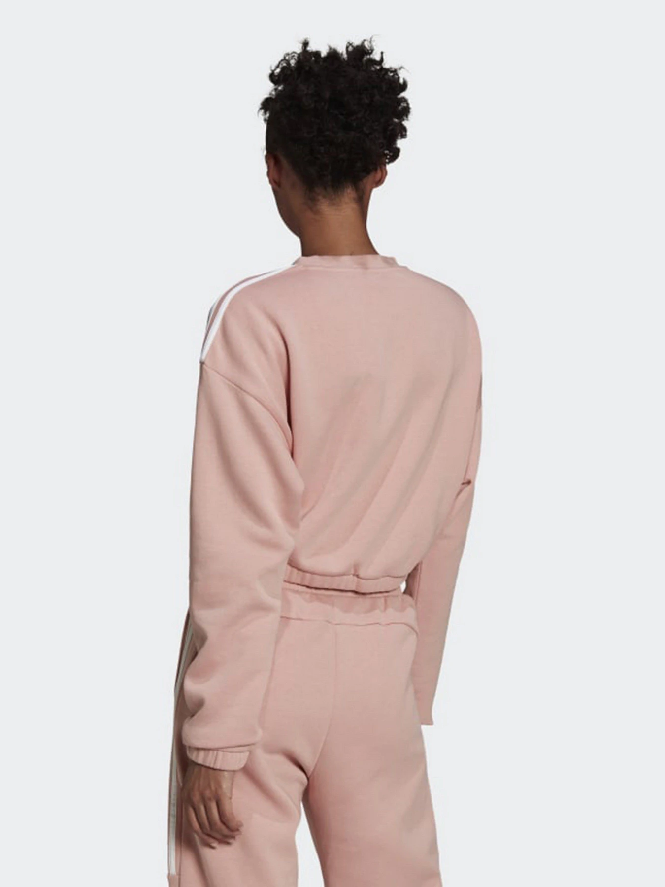 Худи и свитшоты Adidas Hyperglam Crop Crew модель HG8490 Фото
