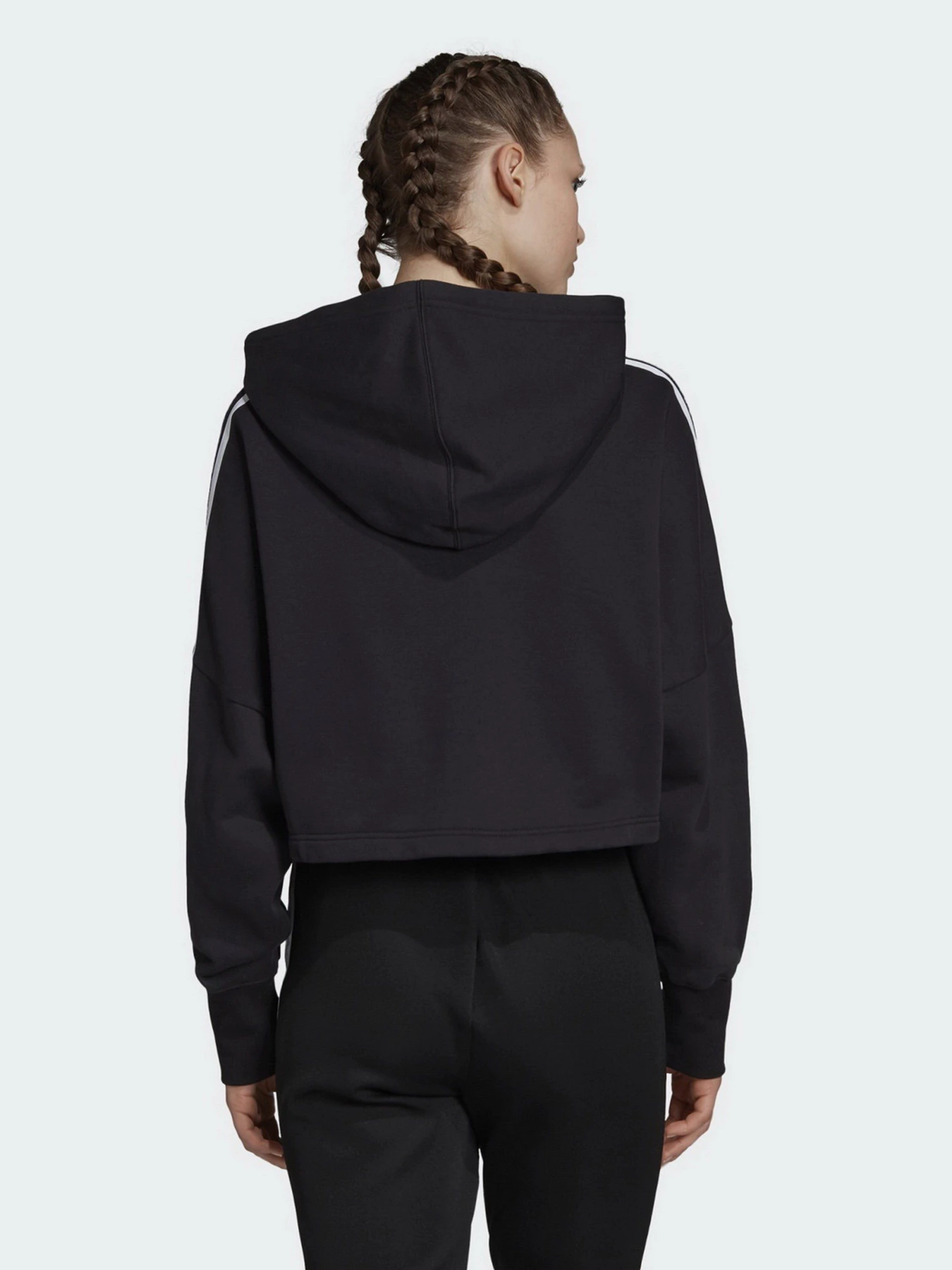 Худи и свитшоты Adidas Originals Cropped модель ED7554 Фото