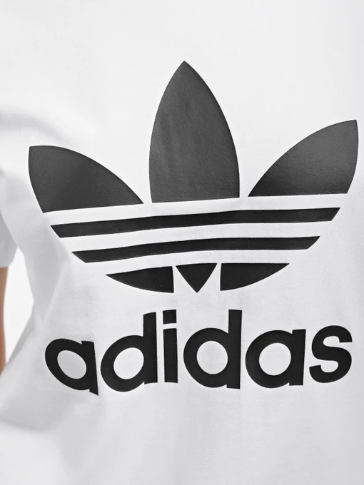 Бавовняна Жіноча Футболка adidas Adicolor Classics Trefoil Originals фото 3
