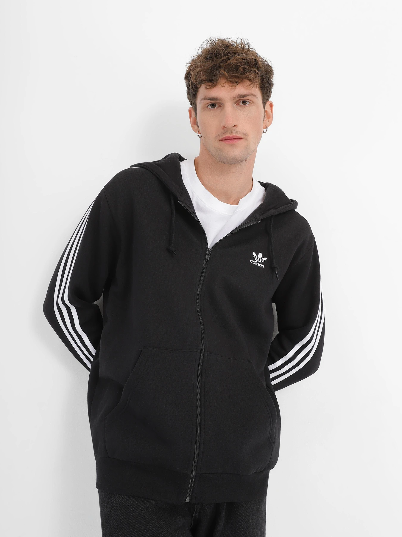 Худи и свитшоты Adidas 3-Stripes модель DV1551 Фото