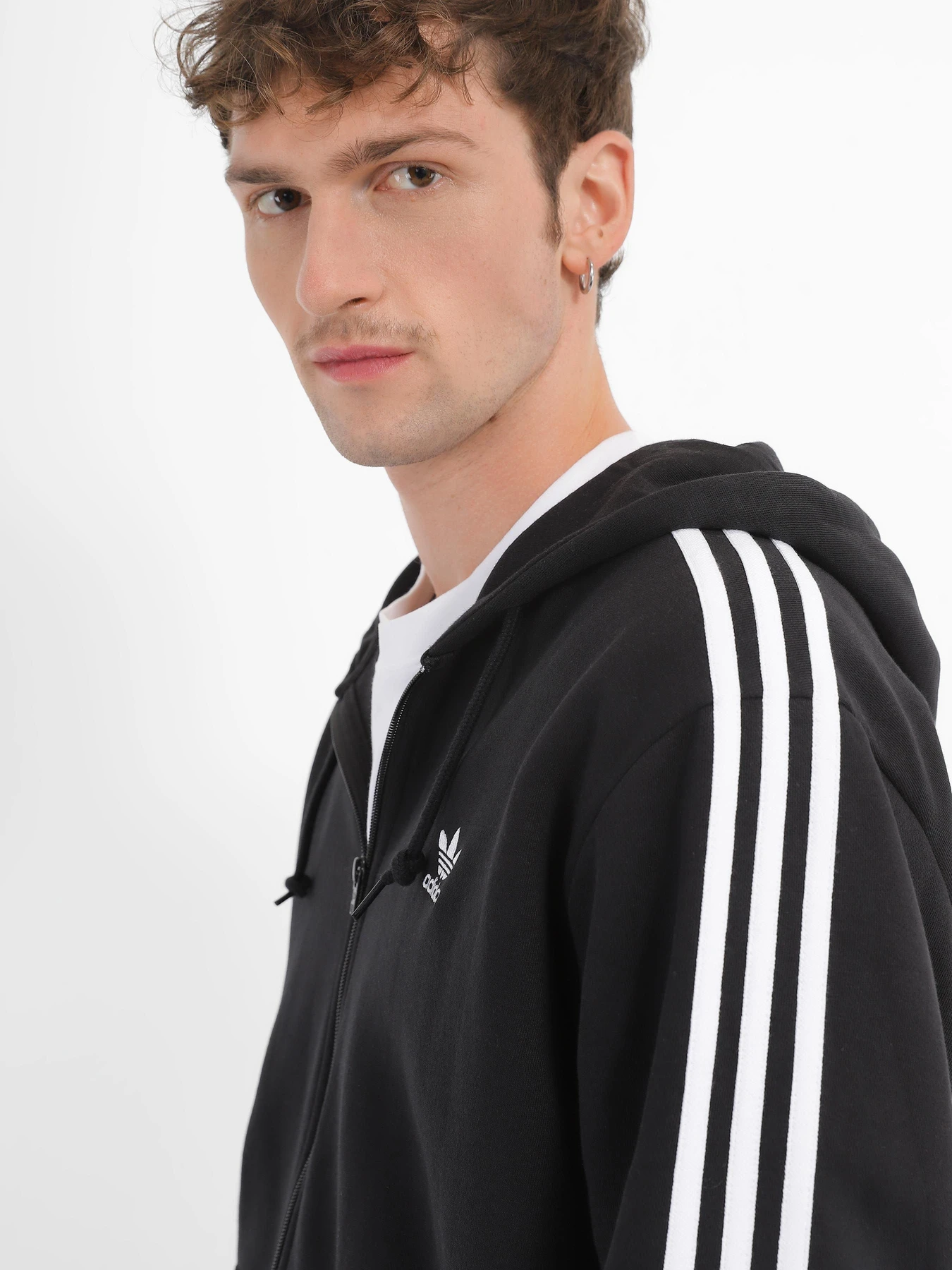 Худи и свитшоты Adidas 3-Stripes модель DV1551 Фото