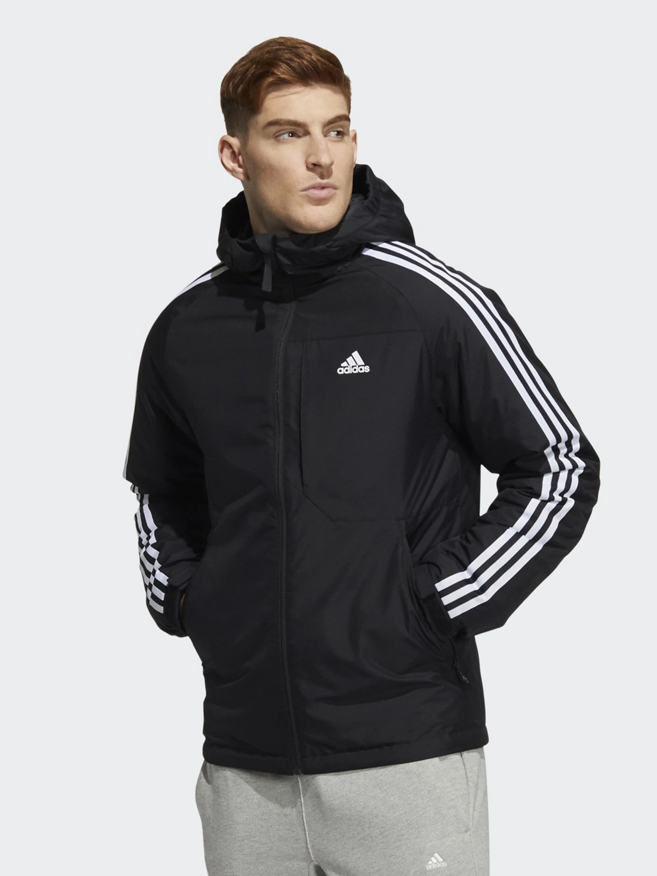 Куртки и дубленки Adidas 3-Stripes Down модель H23080 Куртки и дубленки Adidas 3-Stripes Down модель H23080 Фото