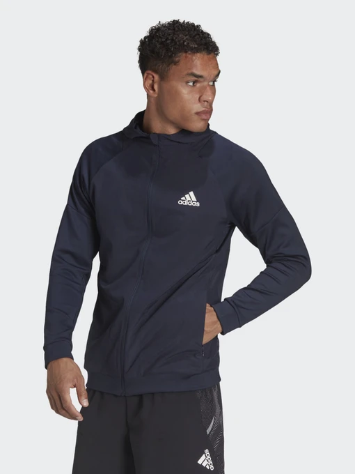 Худи и свитшоты Adidas  Training Full-Zip модель HC4252 Фото
