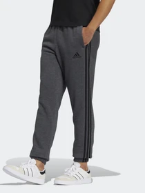 Брюки Adidas ESSENTIALS FLEECE TAPERED ELASTIC CUFF 3-STRIPES модель GK8891 Фото