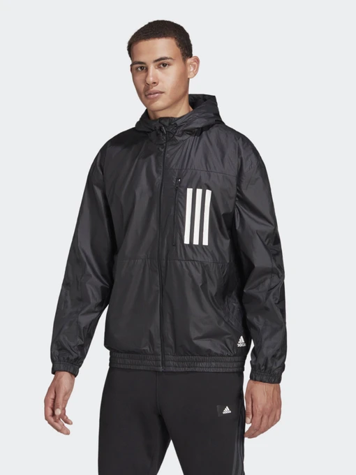 Куртки и дубленки Adidas Sportswear W.N.D. модель H42037 Фото