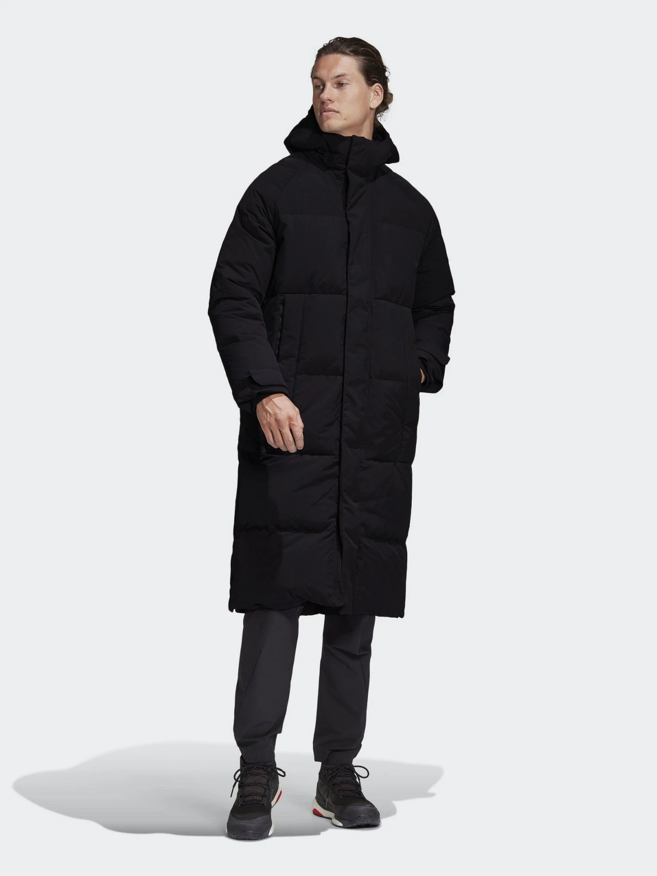 Куртки и дубленки Adidas PUFFER LONG модель FT2488 Фото