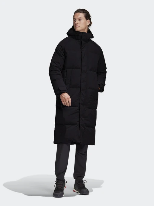 Куртки и дубленки Adidas PUFFER LONG модель FT2488 Фото