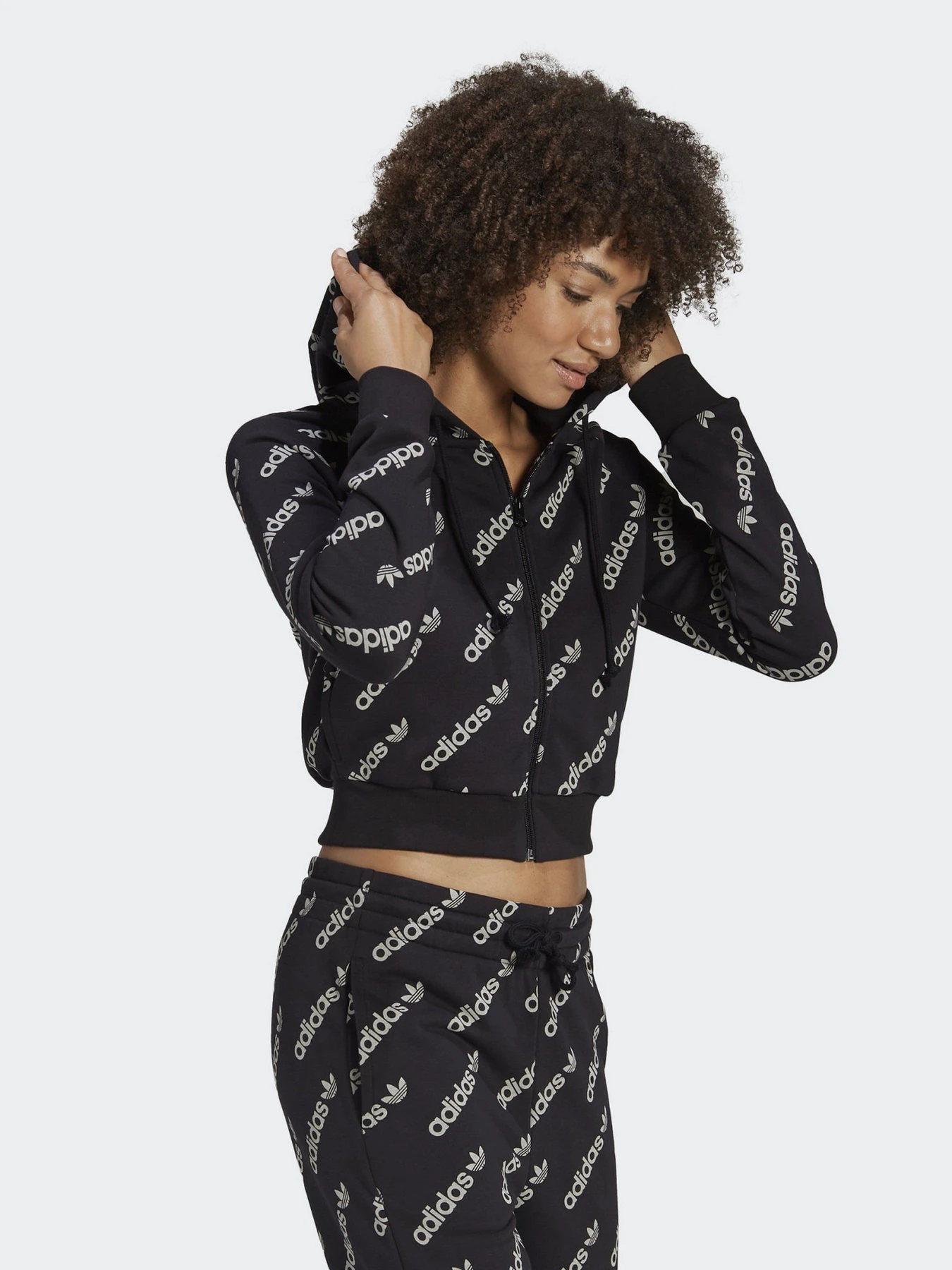 Худі та світшоти Adidas Cropped Monogram Track модель HM4889 Фото