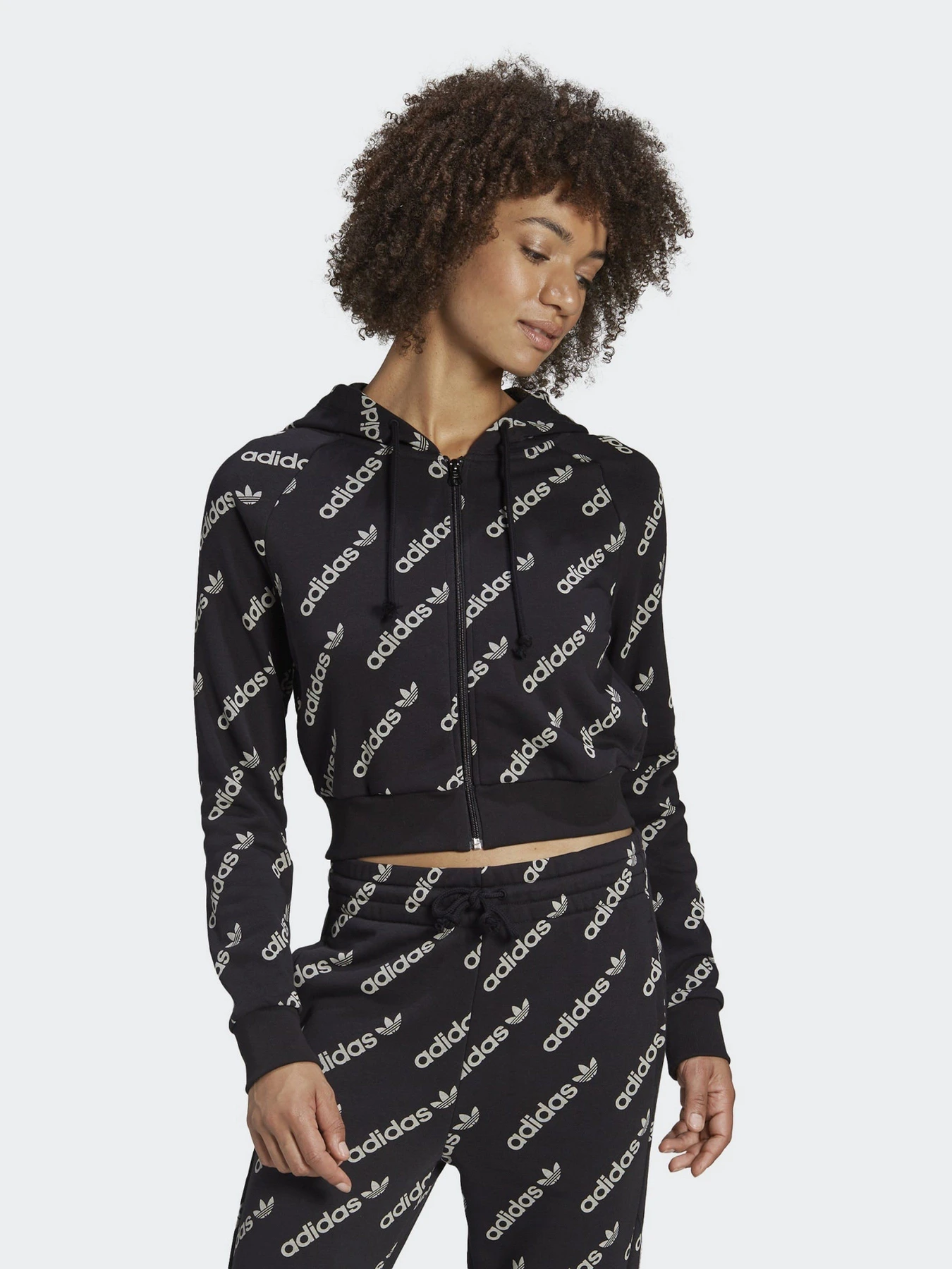 Худі та світшоти Adidas Cropped Monogram Track модель HM4889 Фото