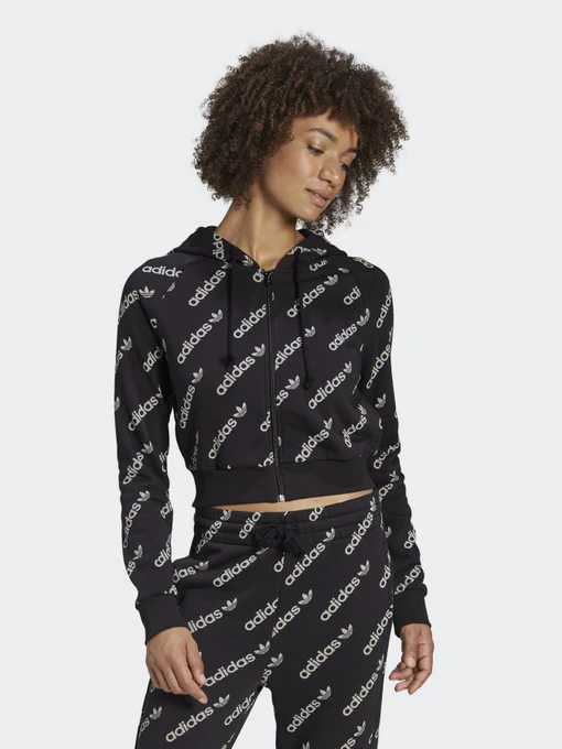 Худі та світшоти Adidas Cropped Monogram Track модель HM4889 Фото
