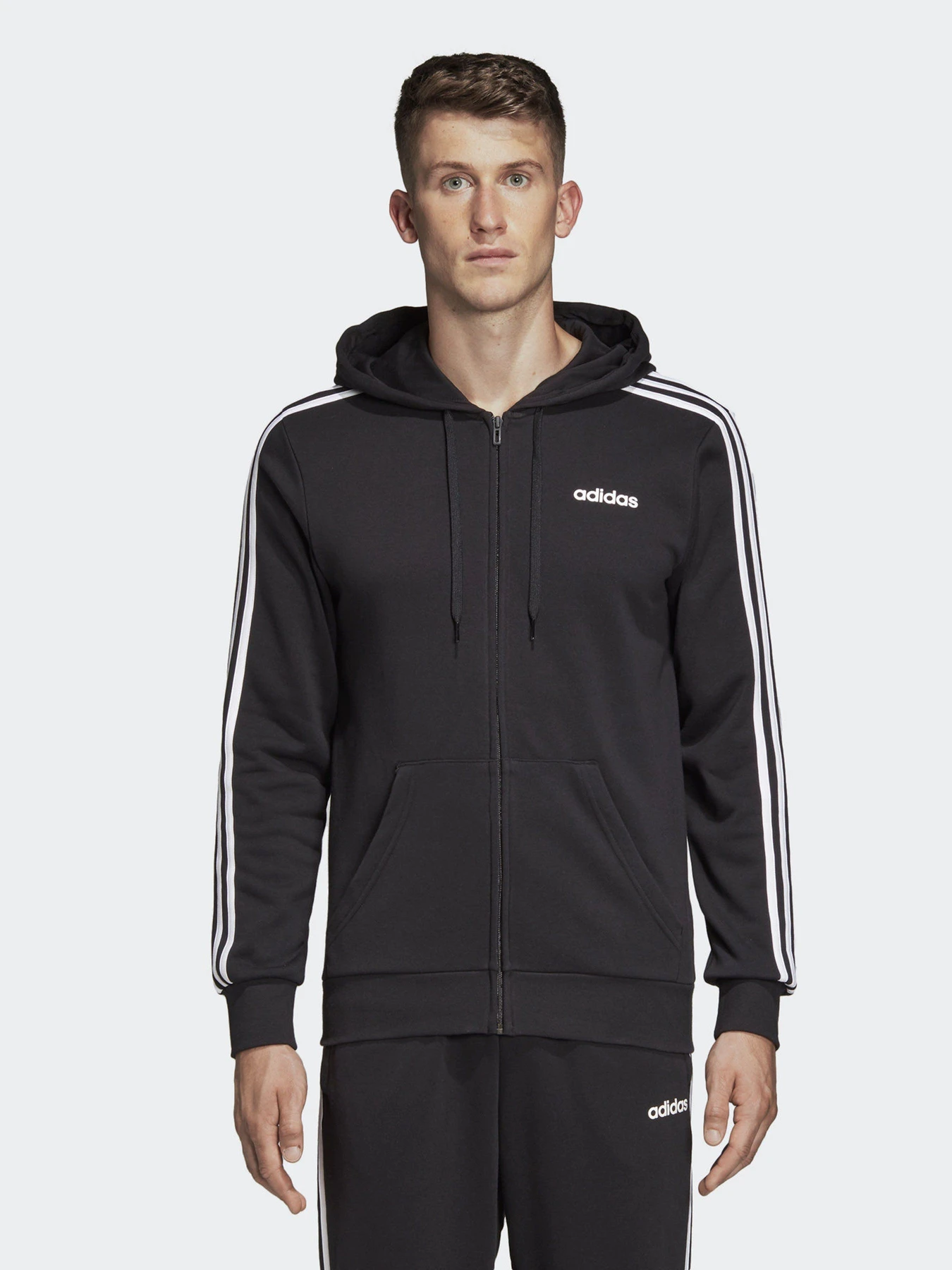Худи и свитшоты Adidas ESSENTIALS 3-STRIPES TRACK модель DQ3102 Фото