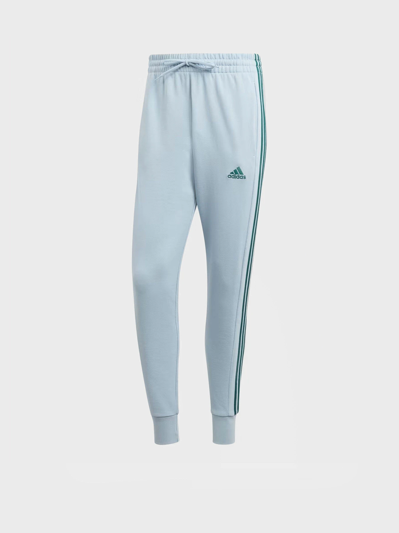 Брюки Adidas Essentials French Terry Tapered Cuff 3-Stripes модель IJ8700 Брюки Adidas Essentials French Terry Tapered Cuff 3-Stripes модель IJ8700 Фото