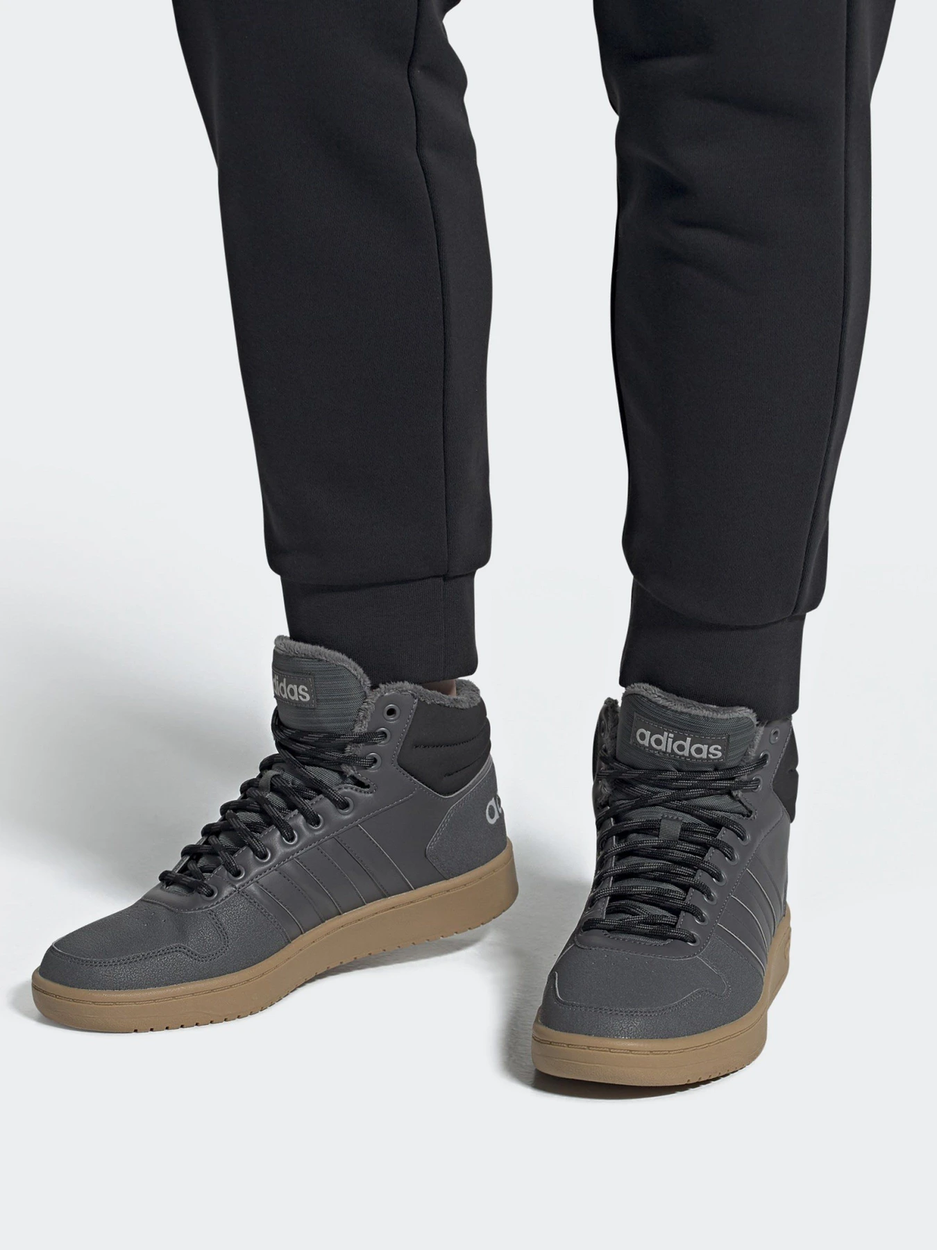 Ботинки и сапоги Adidas HOOPS 2.0 MID модель EE7373 Ботинки и сапоги Adidas HOOPS 2.0 MID модель EE7373 Фото