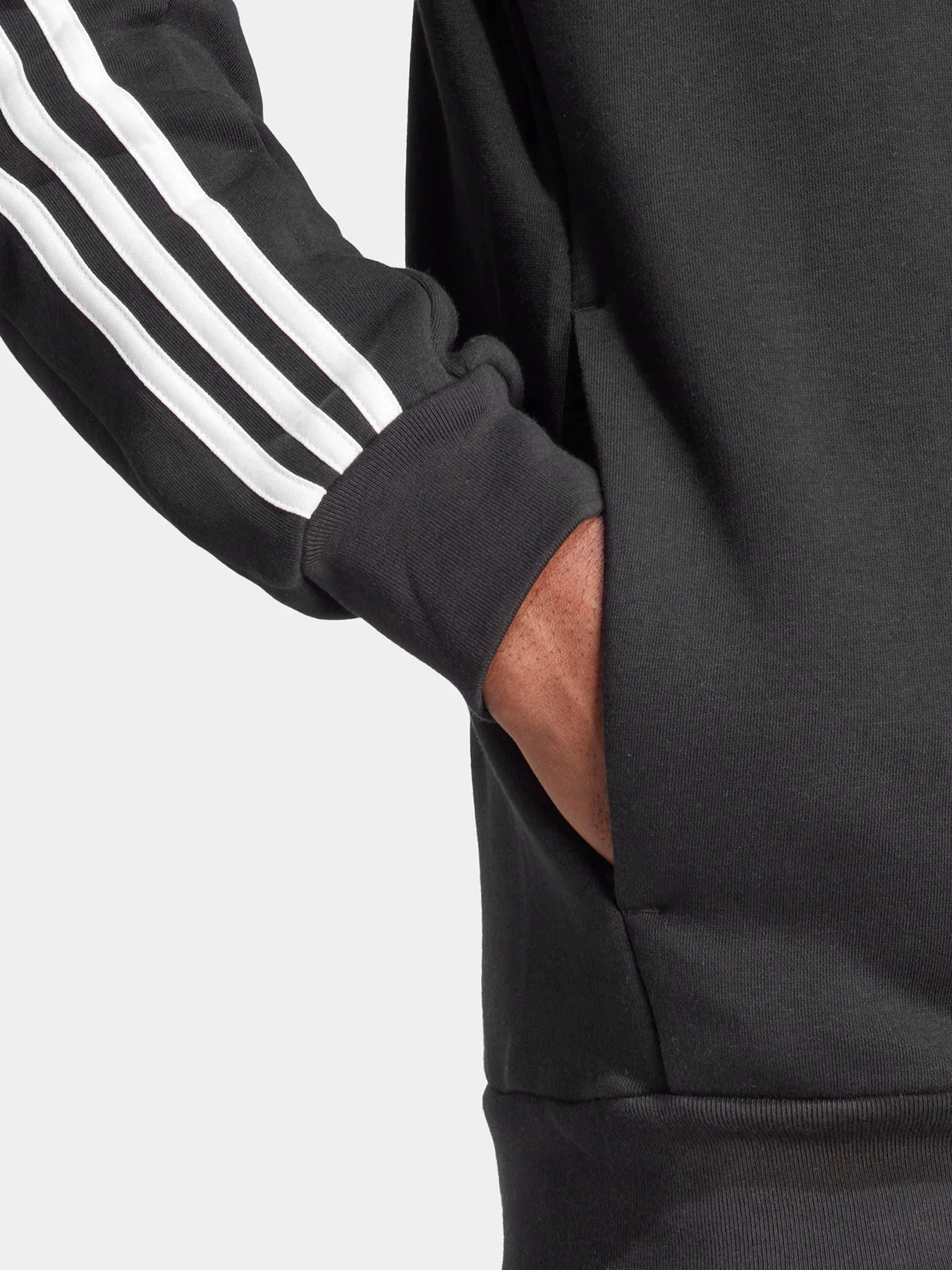 Худи и свитшоты Adidas Essentials Fleece 3-Stripes Full-Zip модель IB4029 Худи и свитшоты Adidas Essentials Fleece 3-Stripes Full-Zip модель IB4029 Фото