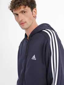 Худи и свитшоты Adidas Essentials Fleece 3-Stripes Full-Zip модель IJ6478 Фото