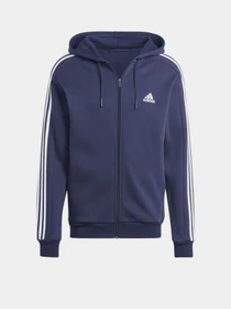 Худи и свитшоты Adidas Essentials Fleece 3-Stripes Full-Zip модель IJ6478 Фото