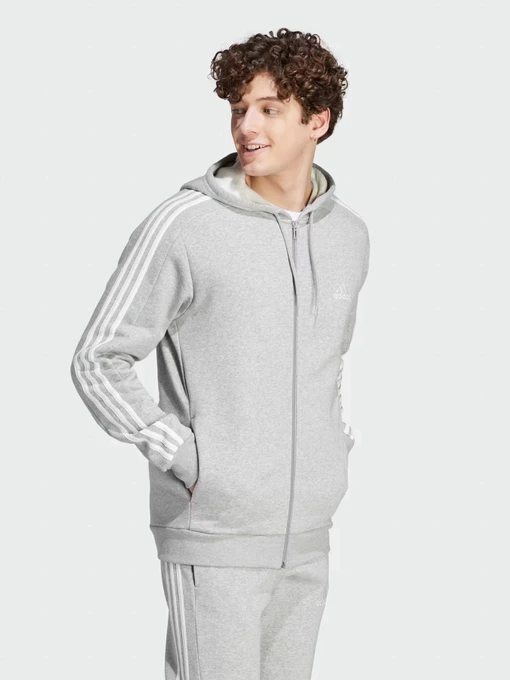 Худи и свитшоты Adidas ESSENTIALS FLEECE 3-STRIPES FU модель IJ6479 Фото