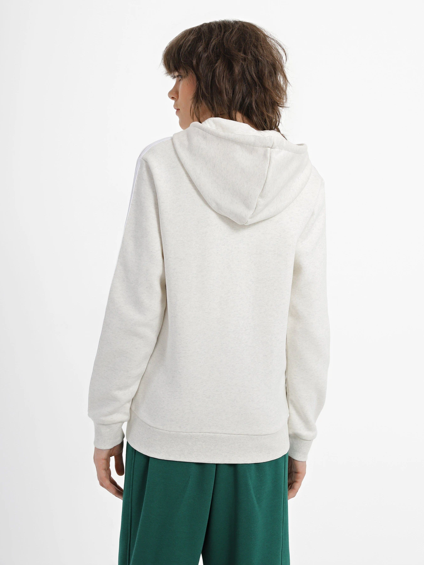Худі та світшоти Adidas Essentials 3-Stripes Full-Zip Fleece модель IM0239 Фото