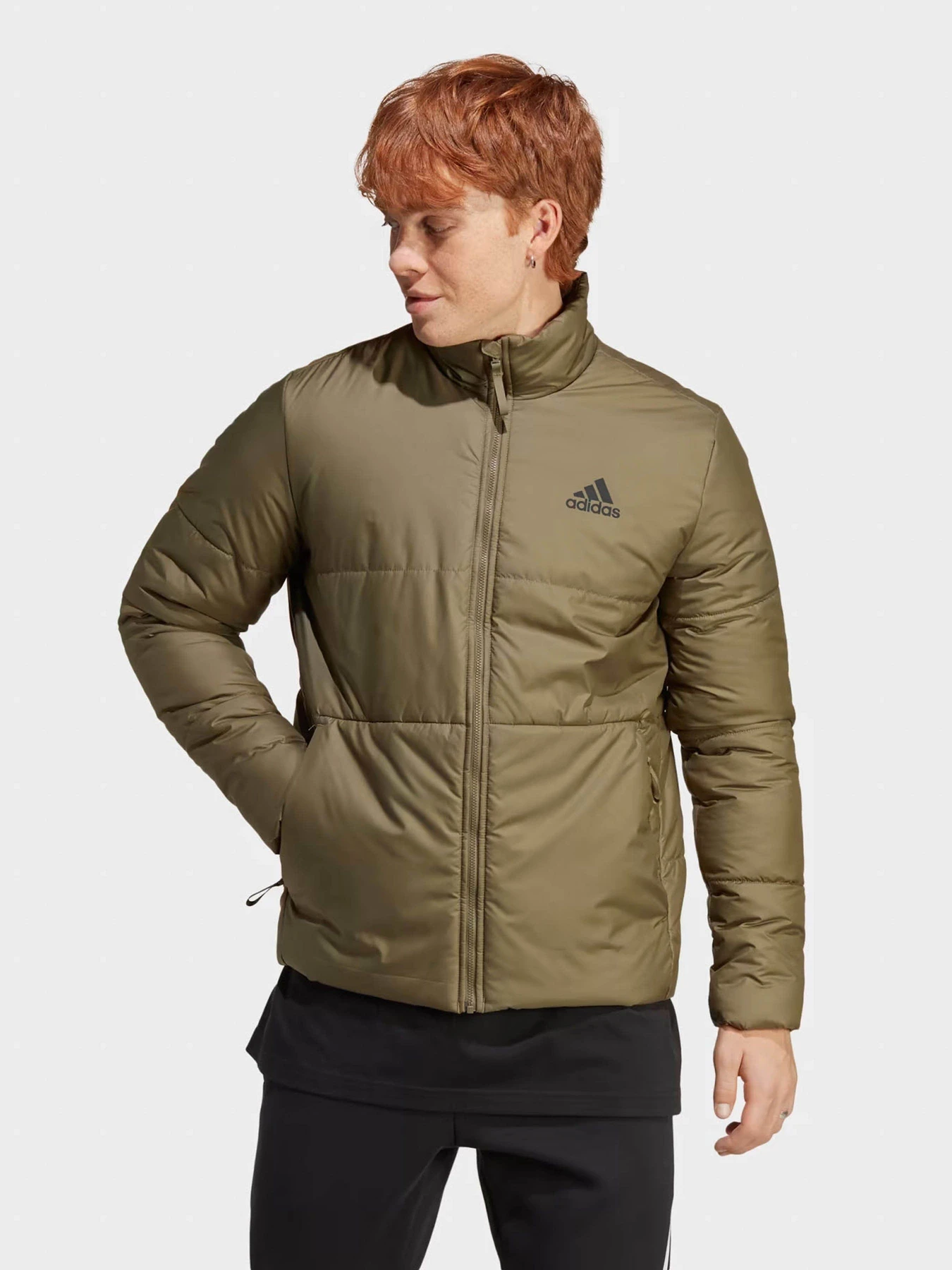 Куртки и дубленки Adidas BSC 3-Stripes Sportswear модель HT8710 Фото