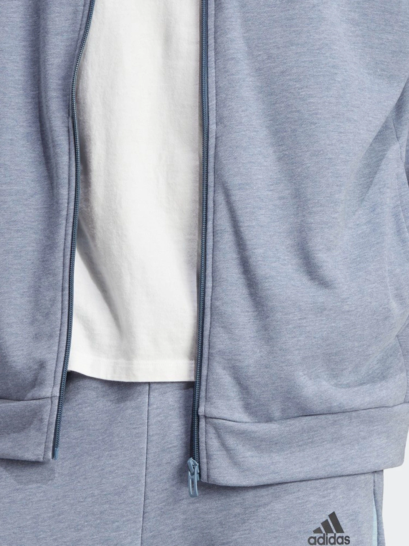 Худи и свитшоты Adidas Mélange Full-Zip модель IJ8978 Худи и свитшоты Adidas Mélange Full-Zip модель IJ8978 Фото