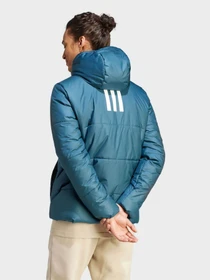 Куртки и дубленки Adidas BSC 3-Stripes Hooded Insulated модель IK0512 Фото