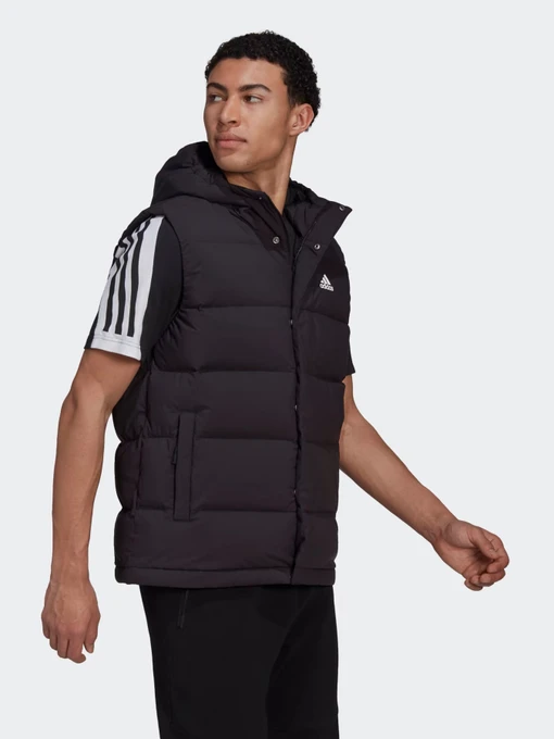 Куртки и дубленки Adidas Helionic Hooded Down модель HG6277 Фото