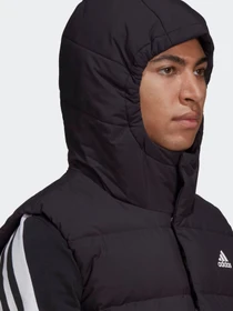 Куртки и дубленки Adidas Helionic Hooded Down модель HG6277 Фото