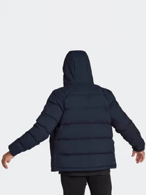 Куртки и дубленки Adidas Helionic Hooded Down модель HG8750 Фото