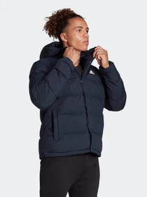 Куртки и дубленки Adidas Helionic Hooded Down модель HG8750 Фото