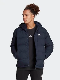 Куртки и дубленки Adidas Helionic Hooded Down модель HG8750 Фото
