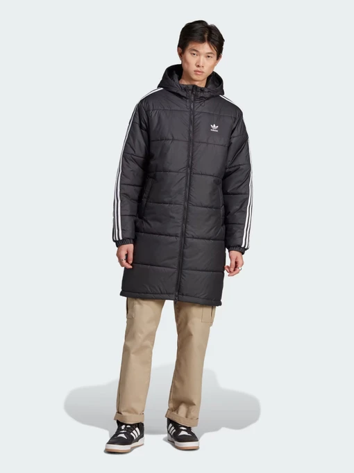 Куртки и дубленки Adidas Adicolor Long модель HZ0684 Фото