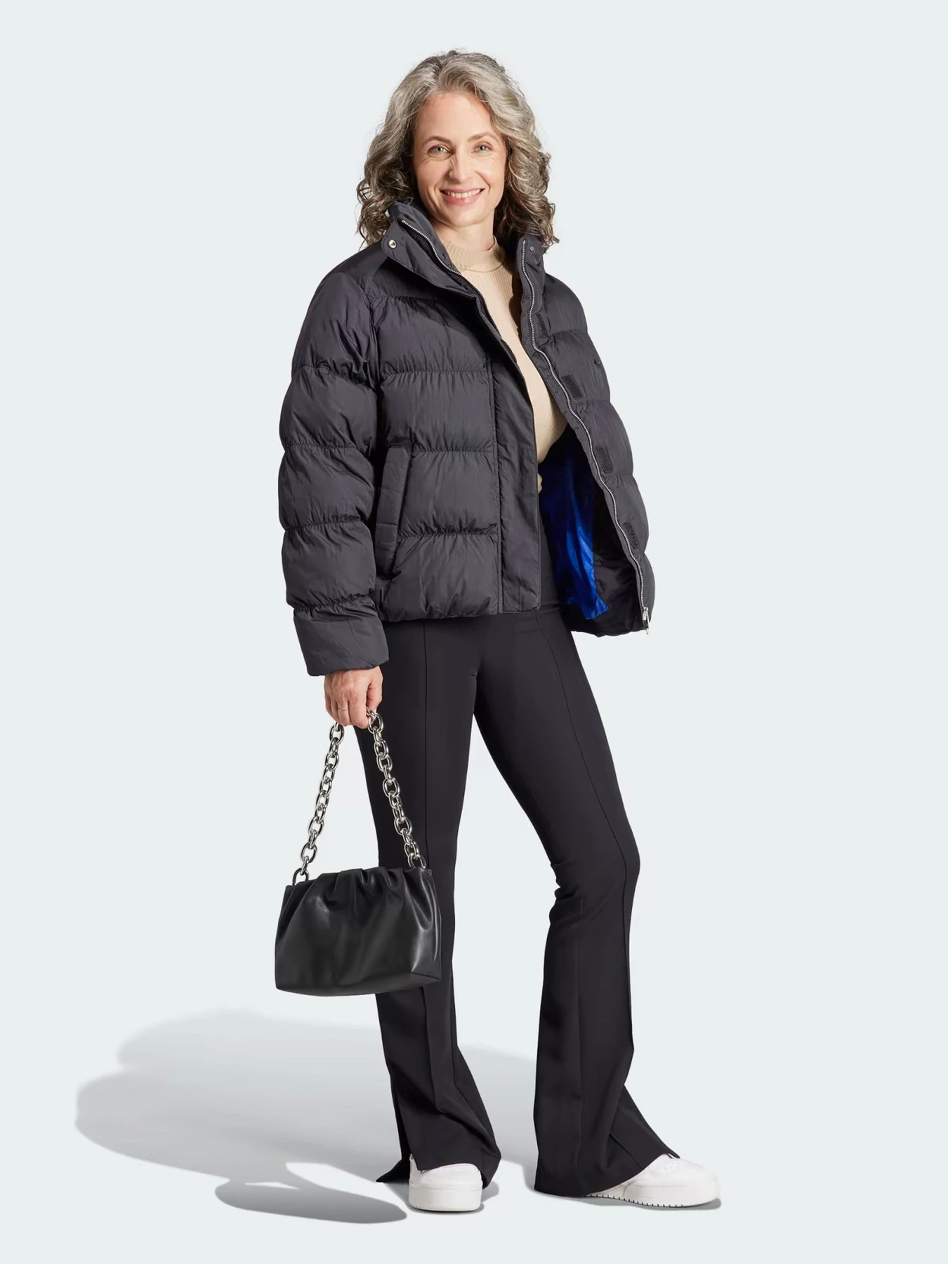 Куртки и дубленки Adidas Short Vegan Puffer модель II8466 Фото