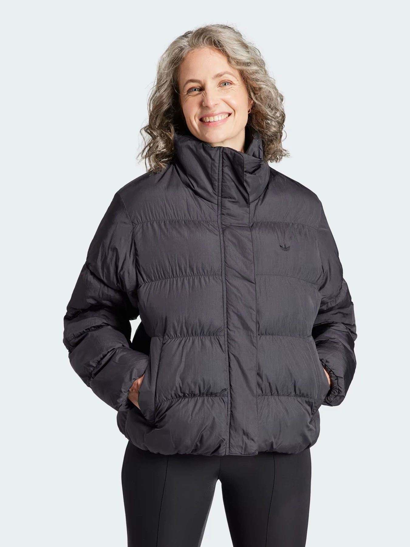 Куртки и дубленки Adidas Short Vegan Puffer модель II8466 Фото