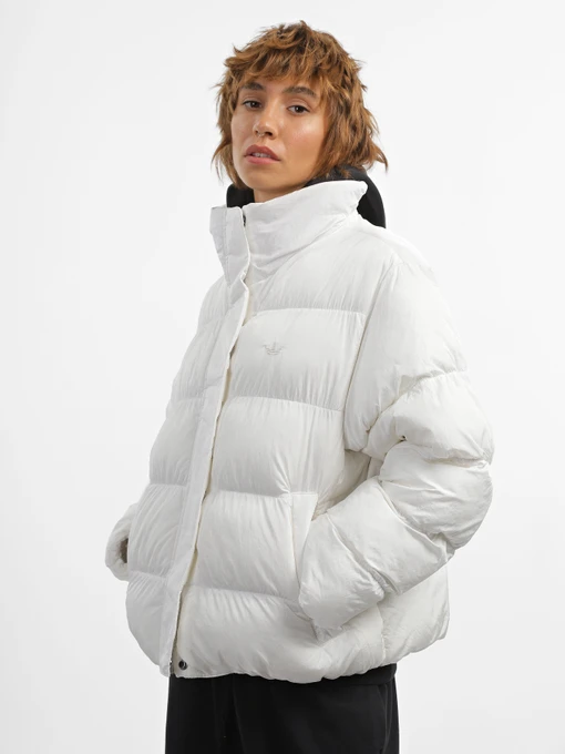 Куртки и дубленки Adidas Short Vegan Puffer модель IJ8236 Фото