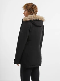 Куртки и дубленки Adidas Hooded Fur модель IJ8260 Фото