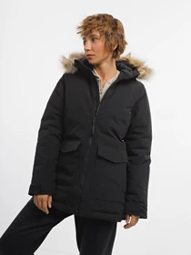 Куртки та дублянки Adidas Hooded Fur модель IJ8260 Фото