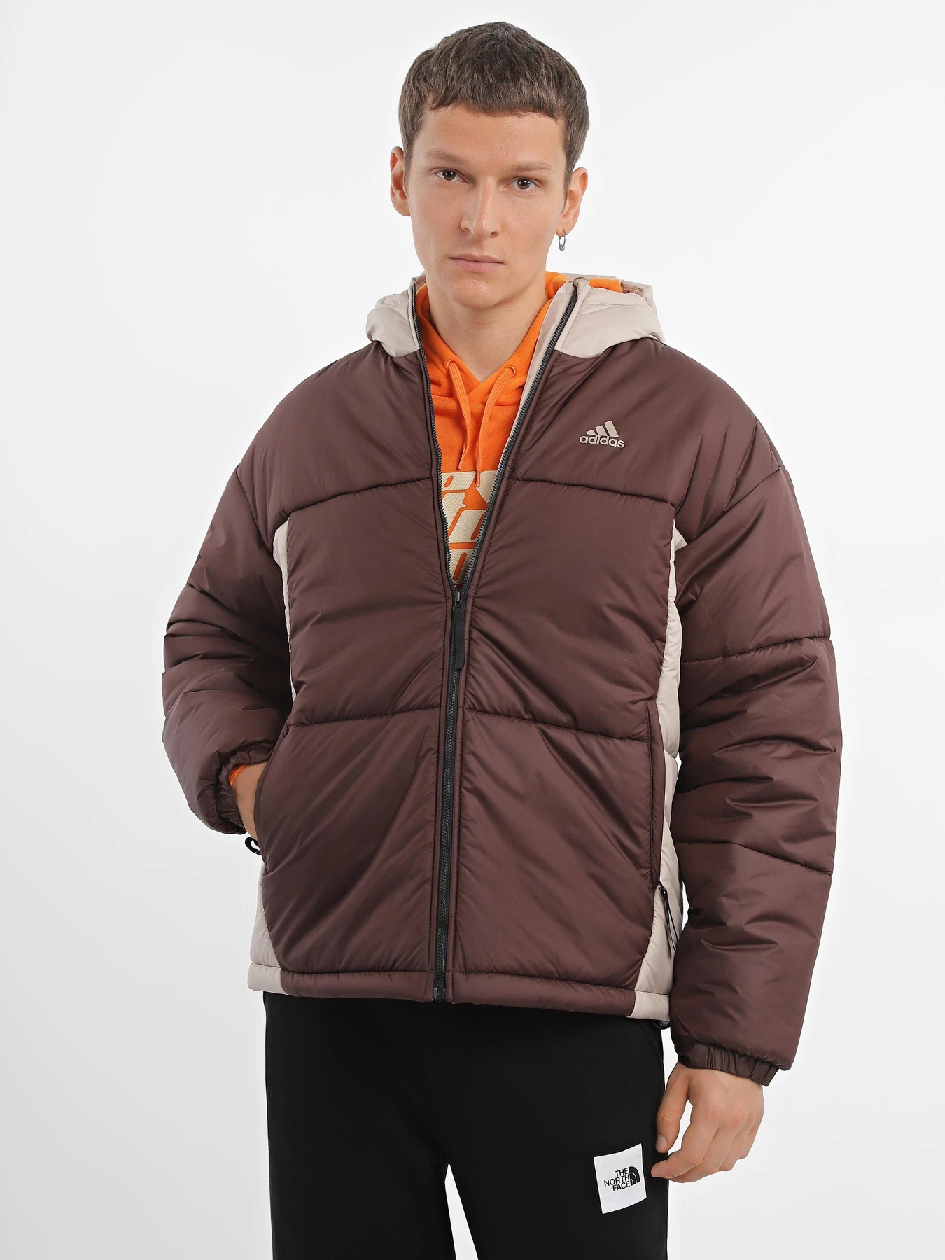 Куртки и дубленки Adidas Bsc 3S Puffy Hj модель IK0519 Фото