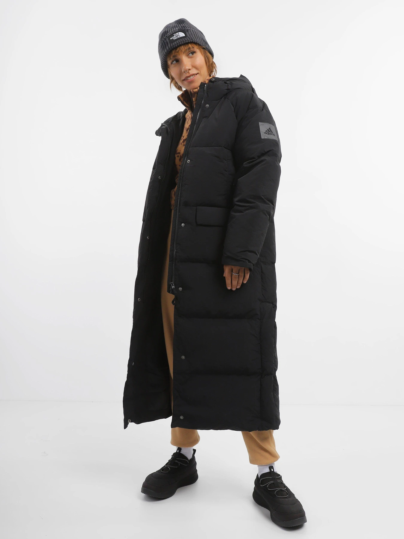 Куртки и дубленки Adidas Big Baffle Sportswear модель IK3159 Фото