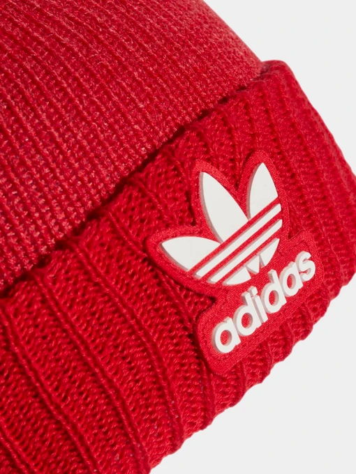 adidas Adicolor Cuff Knit Шапка колір червоний фото 2
